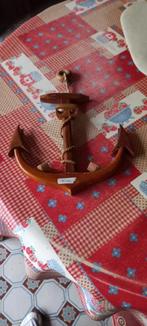 houten anker, Ophalen
