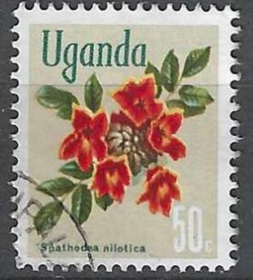 Uganda 1969 - Yvert 88 - Spathodea nilotica  (ST), Postzegels en Munten, Postzegels | Afrika, Gestempeld, Overige landen, Verzenden