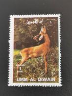 Umm-al-Qiwain 1972 - animaux sauvages, cerfs, Enlèvement ou Envoi, Affranchi, Moyen-Orient