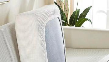 Zetel kussen overtrek wit 2 stuks beschikbaar voor biedingen