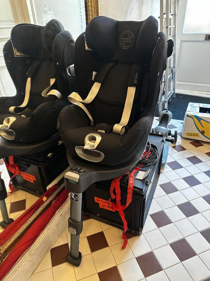 Autostoel Cybex Base T + Sirona Z i-Size (Deep Black), Kinderen en Baby's, Autostoeltjes, Gebruikt, Overige merken, 0 t/m 18 kg