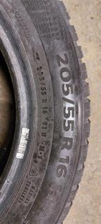 2 Continental winterbanden Winter Contact TS 860 205/55 R16, Auto-onderdelen, Banden en Velgen, Ophalen, Gebruikt, 15 inch, Band(en)