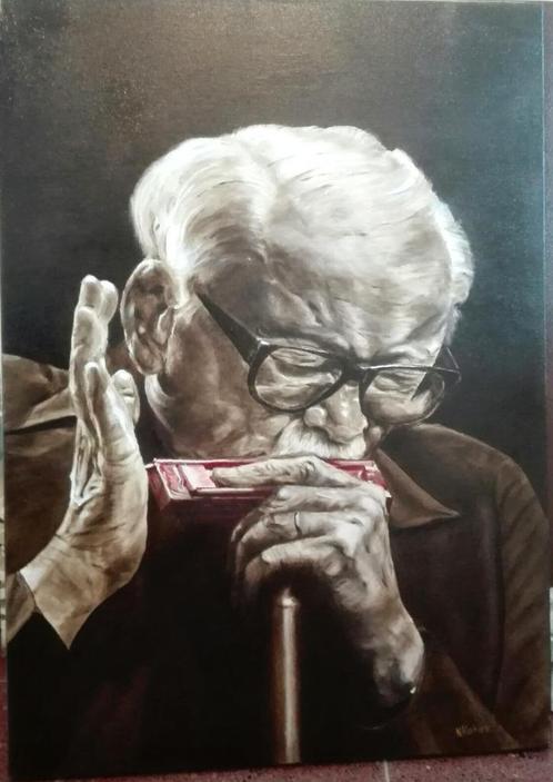 EIGEN OLIEVERFSCHILDERIJ TOOTS TIELEMANS, Antiek en Kunst, Kunst | Schilderijen | Klassiek, Ophalen