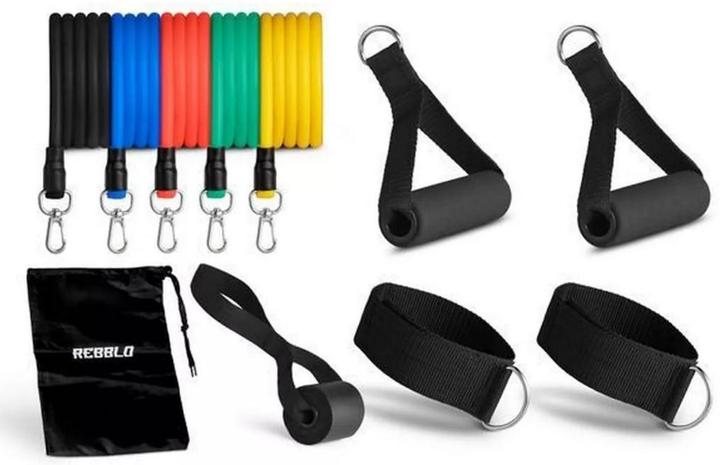 NIEUWE WORKOUT SET + SET DUMBBELLS, Sport en Fitness, Fitnessmaterialen, Nieuw, Weerstandband, Armen, Benen, Ophalen of Verzenden