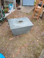 Zinken bak met deksel, Tuin en Terras, Ophalen, Zo goed als nieuw