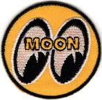 Moon Mooneyes stoffen opstrijk patch embleem #2, Verzenden, Nieuw
