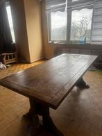 Grande table en bois massif - solide, Antiquités & Art, Enlèvement