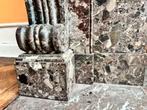 Cheminé en marbre, Maison & Meubles, Cheminées, Enlèvement, Comme neuf, Cheminée sur pied, Cheminée au bois