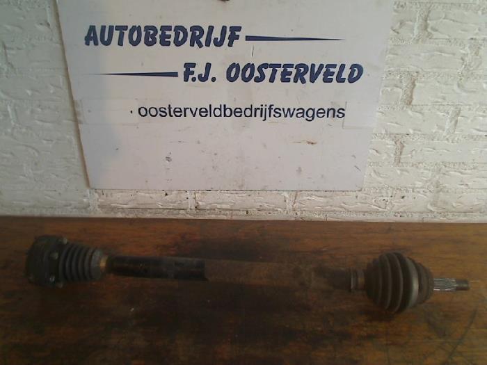 Aandrijfas rechts-voor van een Volkswagen Lupo, Auto-onderdelen, Remmen en Aandrijving, Volkswagen, Gebruikt, 3 maanden garantie