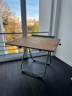 Table à dessin ancienne industrielle – structure métal vert, Maison & Meubles, Enlèvement, Bureau