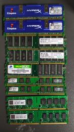 Verzameling ouder RAM geheugen, Informatique & Logiciels, Mémoire RAM, Desktop, Utilisé, Enlèvement ou Envoi