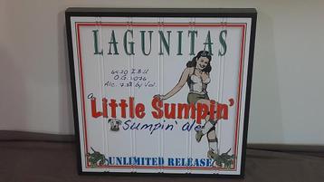 Reclame kader hout Lagunitas little sumpin sumpin ale beschikbaar voor biedingen