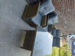 Tuinset tafel, Ophalen, 4 zitplaatsen, Gebruikt, Wicker