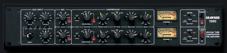 Drawmer 1960 Compresseur / Prámpli Micro à Lampe à Vide, Audio, Tv en Foto, Professionele apparaten, Gebruikt, Audio, Ophalen