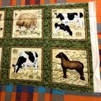 Patchwork Tissu Annimaux de la Ferme 20/110cm, Hobby & Loisirs créatifs, Moins de 30 cm, Autres couleurs, Enlèvement ou Envoi