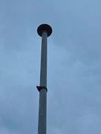 Vlaggenmast ongeveer 6 m hoog reeds uitgehaald, Telecommunicatie, Antennes en Masten, Ophalen, Gebruikt