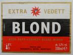 Étiquette de bière Blond extra Vedett Duvel Moortgat 11t2, Envoi, Utilisé, Duvel