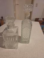 2 x geslepen karaf, Antiek en Kunst, Antiek | Glaswerk en Kristal, Ophalen of Verzenden