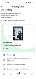 Ondernemingsstrategie, Enlèvement ou Envoi, Comme neuf, Économie et Marketing, Sytse Douma