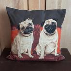 Mooie gobelin jacquard sierkussen met honden, Prima staat, Huis en Inrichting, Woonaccessoires | Kussens, Ophalen of Verzenden
