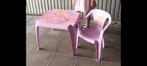 Table et chaise pour enfants Thème : Princesse, Kinderen en Baby's, Kinderkamer | Tafels en Stoelen, Gebruikt, Ophalen