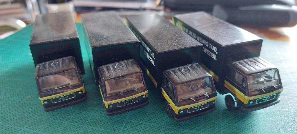 FLOTTE DE CAMIONS H0LK 2807 MAN 1/87., Envoi, Comme neuf, Bus ou Camion, Autres marques