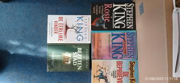 Stephen King boeken 5 X. Zie titels & info bij beschrijving. beschikbaar voor biedingen