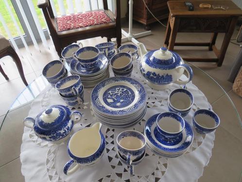 WASHINGTON Old Willow thee- of koffieset, Antiek en Kunst, Antiek | Servies compleet, Ophalen of Verzenden