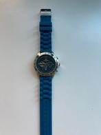 Horloge tachymeter, Handtassen en Accessoires, Horloges | Heren, Polshorloge, Nieuw, Kunststof, Zilver