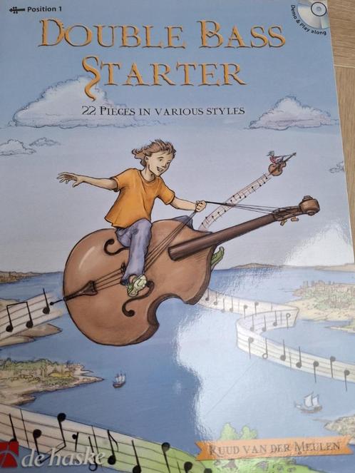 Drie contrabas leerboeken voor starters, Muziek en Instrumenten, Strijkinstrumenten | Overige, Zo goed als nieuw, Ophalen