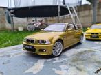 BMW M3 Coupé E46 Jaune Phoenix - Échelle 1/18 - PRIX : 49€, Nieuw, Solido, Ophalen of Verzenden, Auto