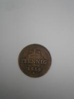 1819  une pièce de 1 pfennig allemand, Timbres & Monnaies, Monnaies | Europe | Monnaies non-euro, Envoi, Monnaie en vrac, Allemagne