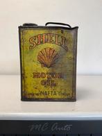 SHELL motor oil nafta olie blik, Ophalen of Verzenden, Gebruikt, Verpakking