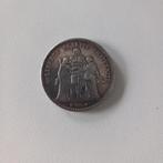Hercule de France 5e  Argent 1870-1889, Timbres & Monnaies, Enlèvement ou Envoi, Argent, France