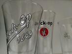 Jack-Op, Werchter, glazen oude en recentere, potk, Verzamelen, Ophalen, Zo goed als nieuw, Bierglas