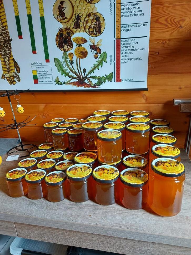 Fruithoning en bloemenhoning vloeibaar en crème imker 2025, Divers, Produits alimentaires, Enlèvement ou Envoi