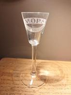 Mops Oude Schiedam borrelglas, jeneverglas _11, Ophalen of Verzenden, Zo goed als nieuw, Borrel- of Shotglas