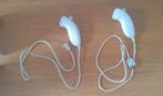 2 Nintendo Wii nunchucks, Ophalen of Verzenden, Gebruikt, Wii, Wii-mote of Nunchuck