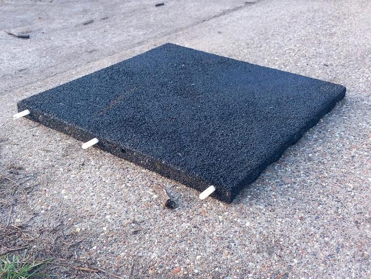 50 Zwarte rubber tegels 50x50x3, Dieren en Toebehoren, Stalling en Weidegang, Stalling, Weidegang