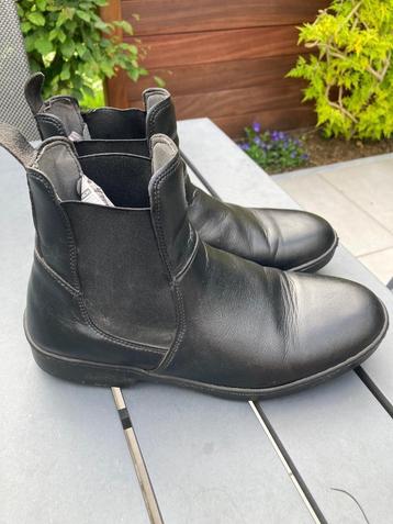 Boots équitation cuir noir 39