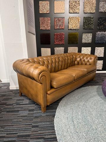Chesterfield zetel, Huis en Inrichting, Zetels | Zetels, Gebruikt, Chesterfield, 75 tot 100 cm, Ophalen of Verzenden