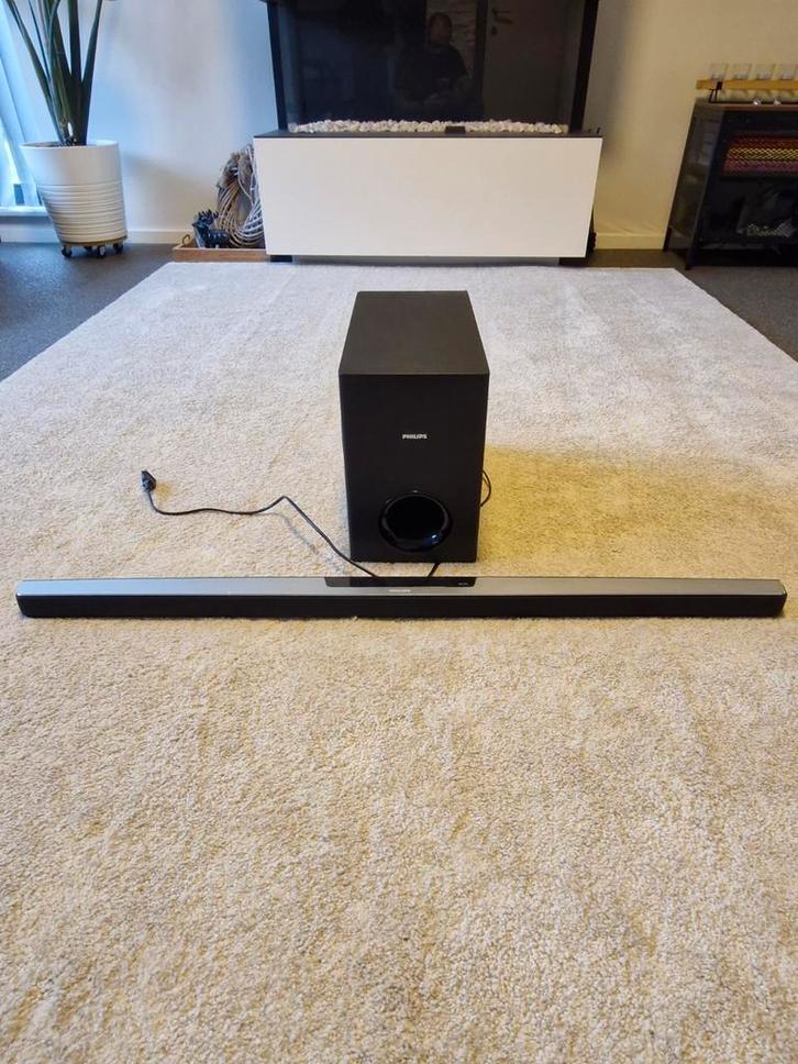 Philips HTL7140B/12, Audio, Tv en Foto, Soundbars, Gebruikt, Bluetooth, Met externe subwoofer, Ophalen