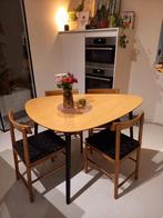 Eettafel Maisons Du Monde voor 4-5 personen 141x104cm, Huis en Inrichting, Tafels | Eettafels, Ophalen, Zo goed als nieuw