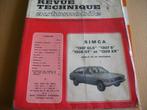 revue technique simca 1307 1308 de 1975-1976, Livres, Autos | Livres, Autres marques, Utilisé, Enlèvement ou Envoi, RTA