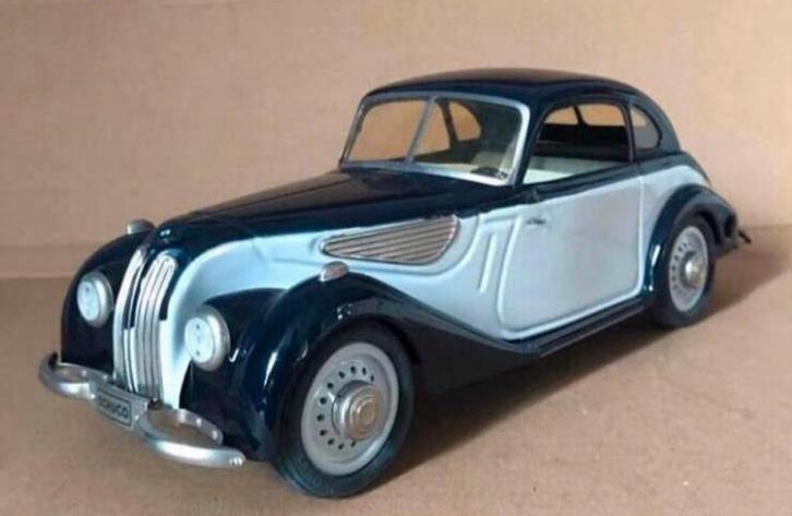 Schuco BMW 327 Coupé beige/zwart 1:18, Verzamelen, Speelgoed, Zo goed als nieuw, Verzenden