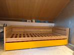 Bed met bedlade merk lifetime, Ophalen, Eenpersoons, 200 cm, Hout