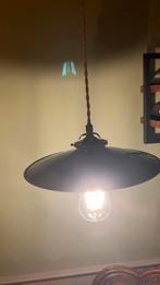 Emaille lamp (groen), Gebruikt, 50 tot 75 cm, Ophalen of Verzenden, Cottage