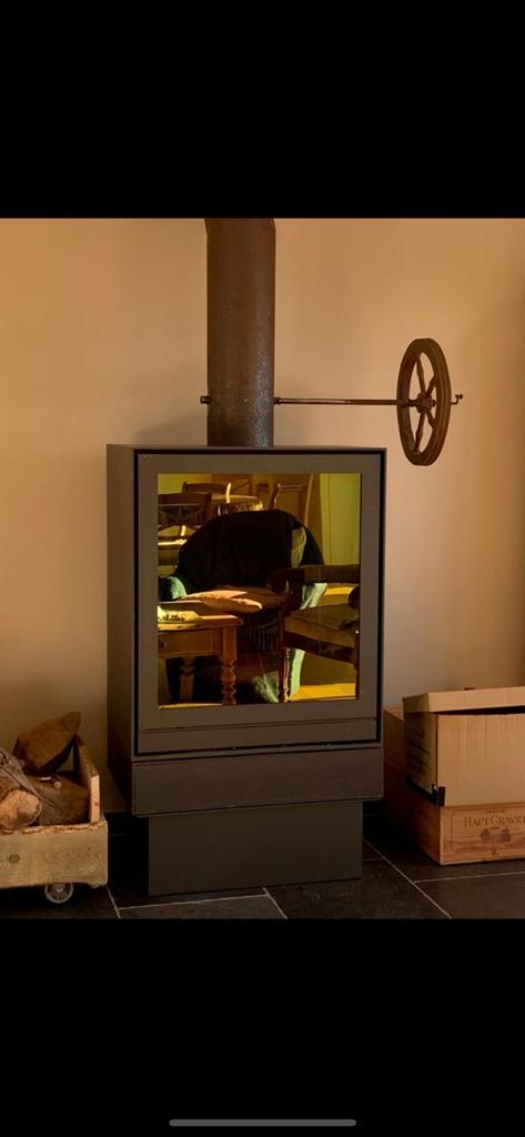 Poêle à bois NESTOR MARTIN TQH43, Maison & Meubles, Poêles, Comme neuf, Autoportant, Poêle à bois, Bois, Enlèvement