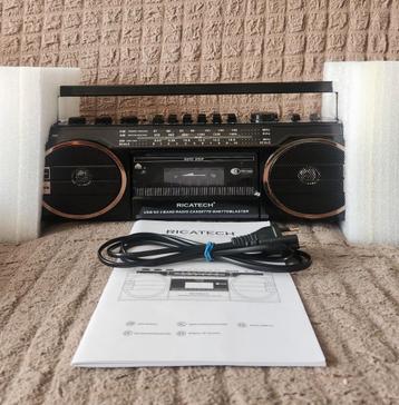 RICATECH USB/SD 3BAND RADIO/CASSETTE  beschikbaar voor biedingen