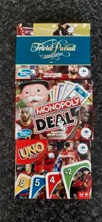 3 reisspellen: Monopoly - Uno - Trivial Pursuit (NIEUW), Hobby en Vrije tijd, Ophalen
